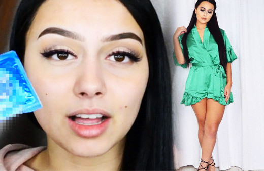 Prezervatif ile ne yaptığına bakın binlerce kez izlendi...