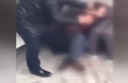 Eski polisi sokak ortasında bu hale getirdiler!