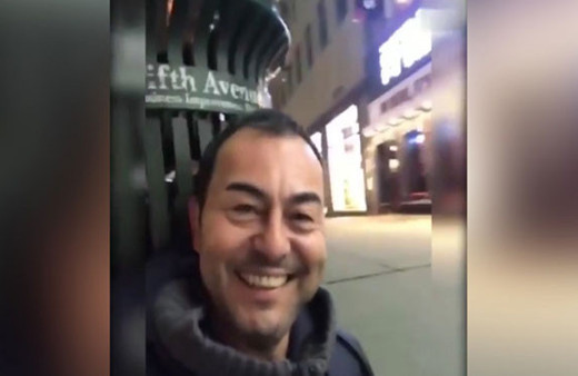 Serdar Ortaç'ın atlı polis ile ilginç diyaloğu