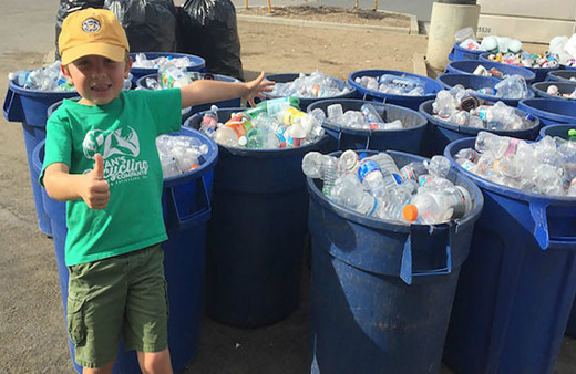 7 yaşında geri dönüşümden 10.000 dolar kazandı