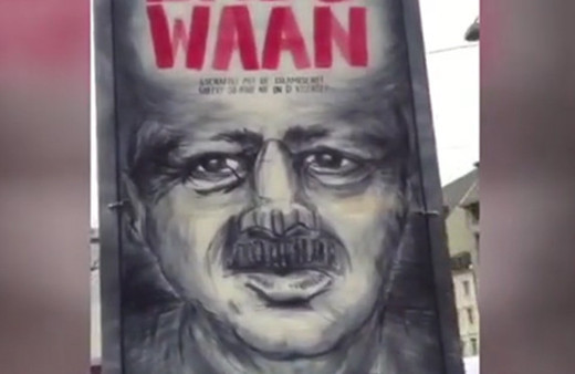 İsviçre'de Türkiye karşıtı çirkin gösteri