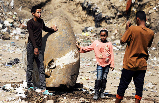 Mısır'da 3 bin yıllık 2. Ramses heykeli bulundu