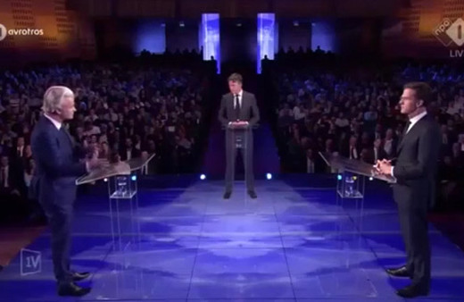 Aşırı sağcı Wilders canlı yayında yine coştu!