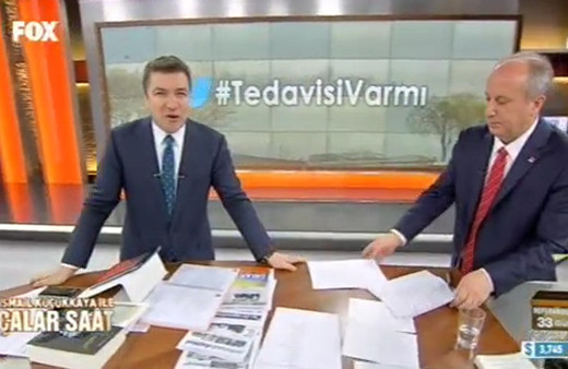 Muharrem İnce'nin acı günü haberi canlı yayında aldı