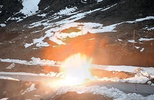 500 kilogram patlayıcı böyle imha edildi