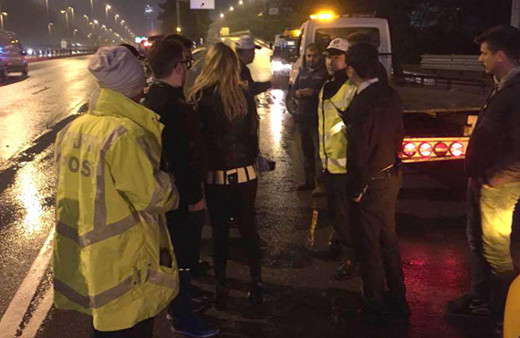 Kaza yapan ünlü doktorun oyununu polis bozdu