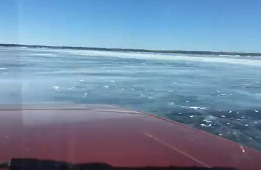 Buzda yolculuk kötü bitti