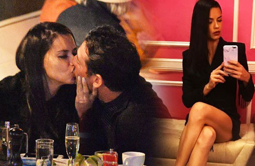 Adriana Lima dudak dudağa yeni sevgilisine bakın