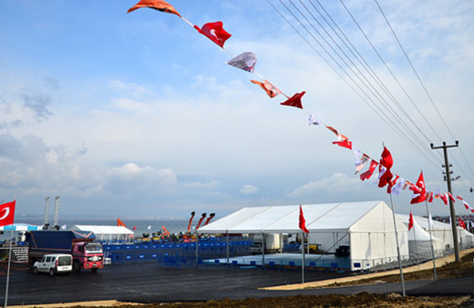 Çanakkale 1915 Köprüsü alanından ilk görüntüler