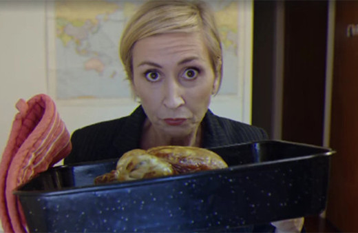 BBC'deki canlı yayın kazası taklit edildi