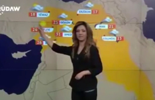 Hava durumundaki harita olay oldu! Türk toprakları