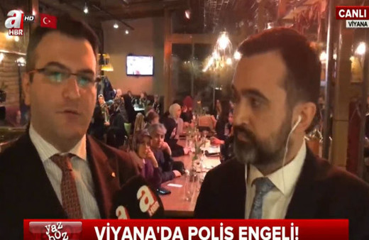 Viyana'da Türkiye'ye polis engeli