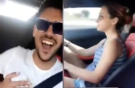 Yağmur Sarıoğlu 270 km hız yaptı, Kerimcan Durmaz korkudan çığlık attı