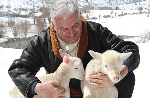 Başbakan Yıldırım köyünde hasret giderdi!