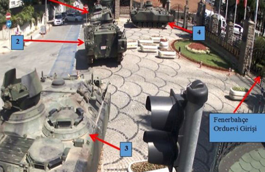 Darbeci hainler Orduevi'e uçaksavar bile getirmişler!