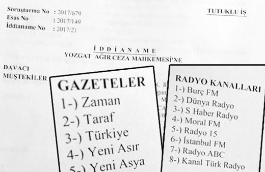 FETÖ'cü gazete ve televizyonlar! Bu liste şoke etti