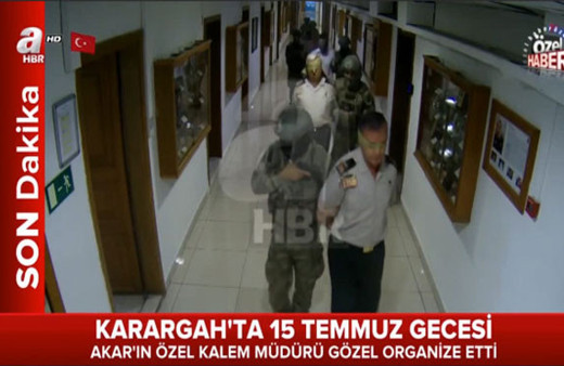 Genelkurmay'da komutanlara pusu kurulma anı görüntüleri 