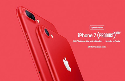 Apple kırmız İPhone'u piyasaya sürdü