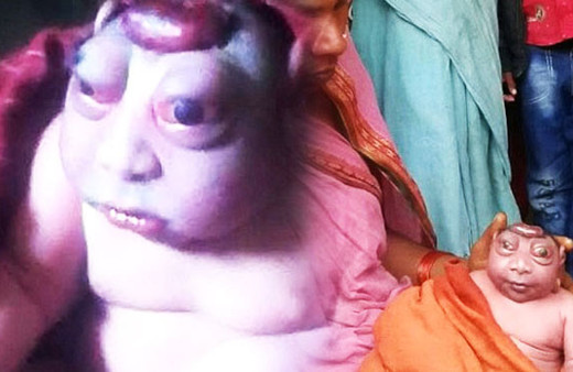 Dünyanın konuştuğu maymun tanrı bebek! Görüntü inanılmaz