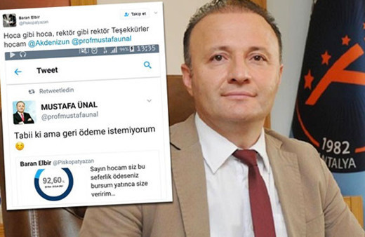 Öğrenci Rektör'e öyle bir şey teklif etti ki!