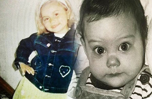Fotoğraftaki küçük kızı tanıdınız mı? Çok ünlü biri o!
