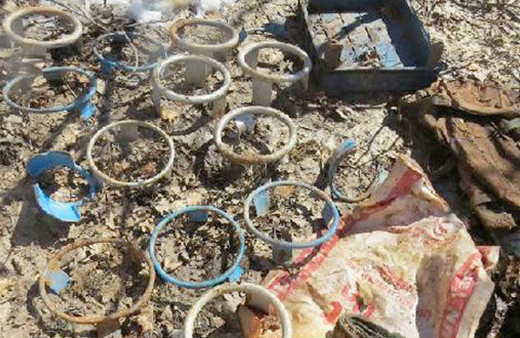 Tunceli'de teröristlere ait sığınaklar imha edildi