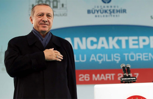 Erdoğan'dan o pankart için sert sözler