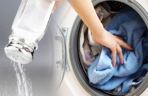 Çamaşır makinesine tuz dökün bakın neler olacak