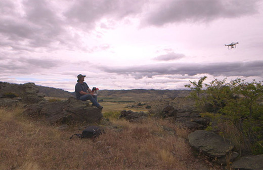 Drone ile 8 bin koyunluk sürüyü güdüyor