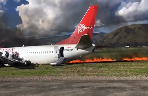 İçinde 141 yolcusuyla alev aldı!