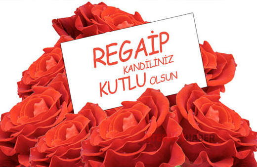 Kandil mesajları 2017 resimli Regaip kutlama sözleri