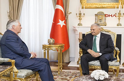 ABD Dışişleri Bakanı Tillerson Başbakan Yıldırım ile görüştü