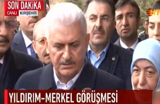 Başbakan Yıldırım'dan Merkel görüşmesi açıklaması