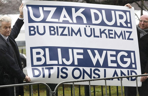 Irkçı lider Wilders’den Türkiye karşıtı gösteri
