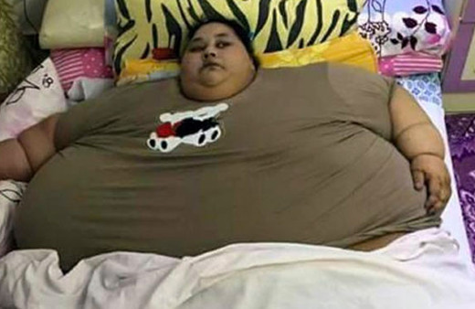 Dünyanın en şişman kadını 100 kilo verdi