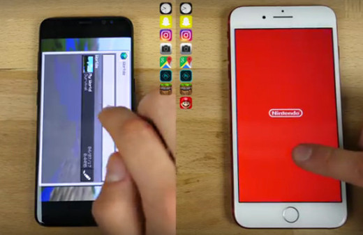 Galaxy S8 ve iPhone 7 Plus hız testi kim kazandı!