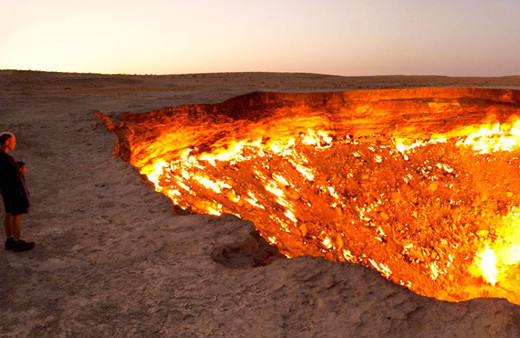 Burası 'Cehennem Kapısı!' Görenin soluğu kesiliyor