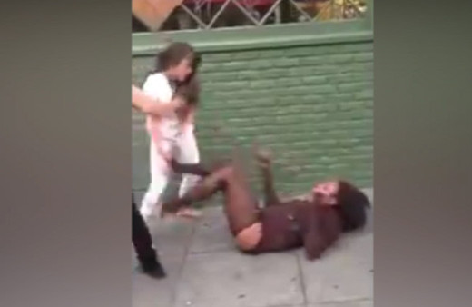 Hayat kadınlarının kavgası dehşete düşürdü