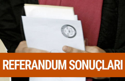 Aksaray referandum sonuçları 2017 seçimi evet hayır oyları