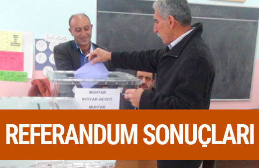 Kayseri referandum sonuçları 2017 seçimi evet hayır oyları