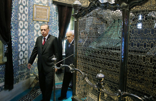 Cumhurbaşkanı Erdoğan Eyüp Sultan'ı ziyaret etti 