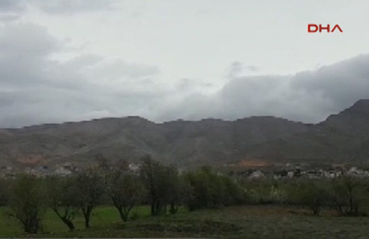 Helikopterin düştüğü bölgeden ilk görüntüler