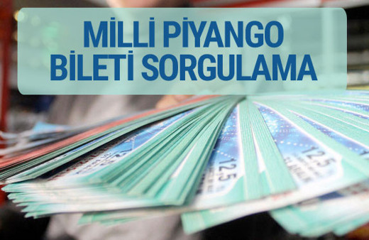 Milli Piyango bileti 19 Nisan çekilişi sorgulama