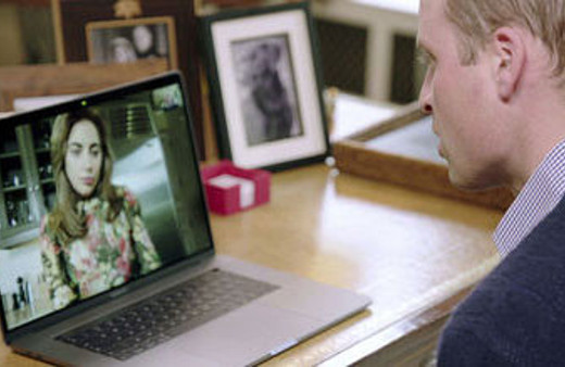 Lady Gaga ve Prens William'ın facetime görüşmesi