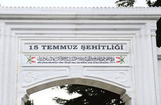 15 Temmuz Şehitliğinin yapımına başlandı