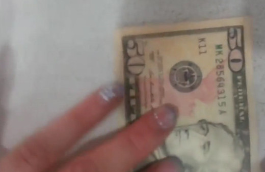 50 doları temizleyince 10 dolar oldu!