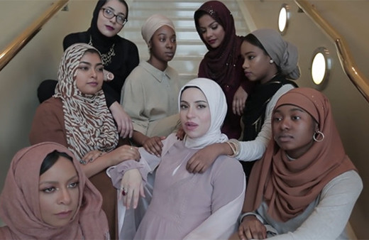 Suriyeli aktivistin başörtüsü klibi