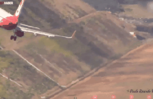 Böyle iniş görülmedi