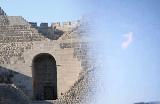 Diyarbakır surlarına inen melekler sosyal medyayı salladı ama...