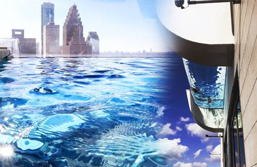 Bu havuzda yüzebilirsiniz ama cesaretiniz varsa!